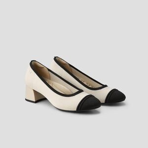 Elegant Black and White Women's Shoes